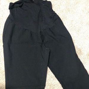Maternity black dress pants